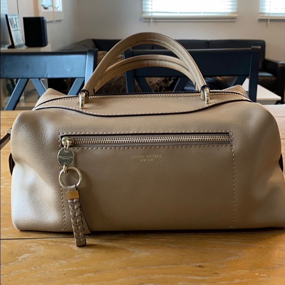 XL HB Tan carryall  with strap